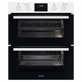 Zanussi - ZPHNL3W1 Built Under Electric Double Oven - White - A/A Rated