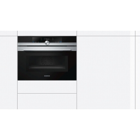 Siemens CM633GBS1B iQ700 Built In Compact Electric Single Oven with Microwave Function