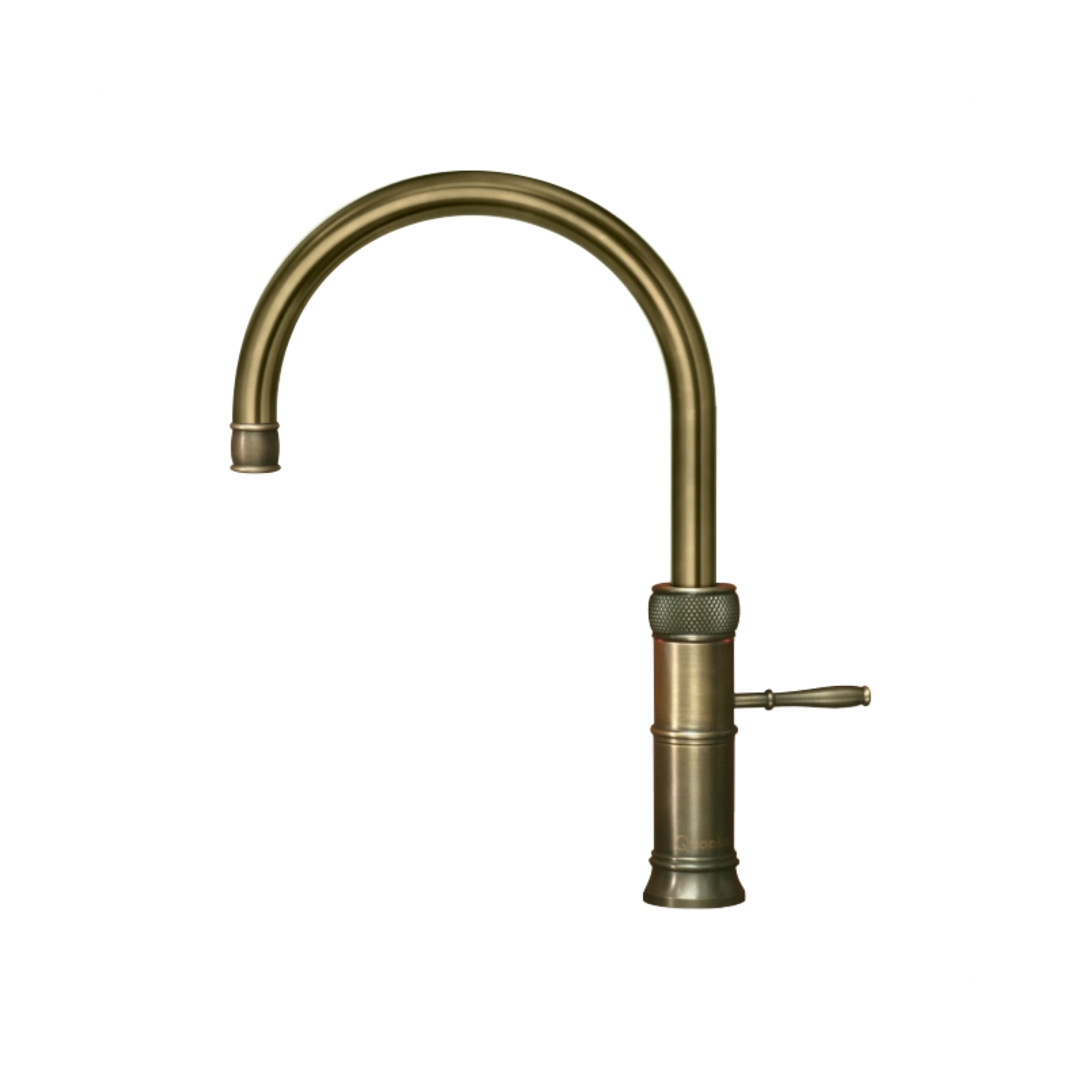 Quooker PRO3 CLASSIC FUSION ROUND PTN 3CFRPTN Classic Round Fusion 3-in-1  Boiling Water Tap – PATINATED BRASS - Raff Electrical