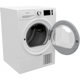 Hotpoint H3D91WBUK 9kg Condenser Tumble Dryer - White - B Rated Energy - 1